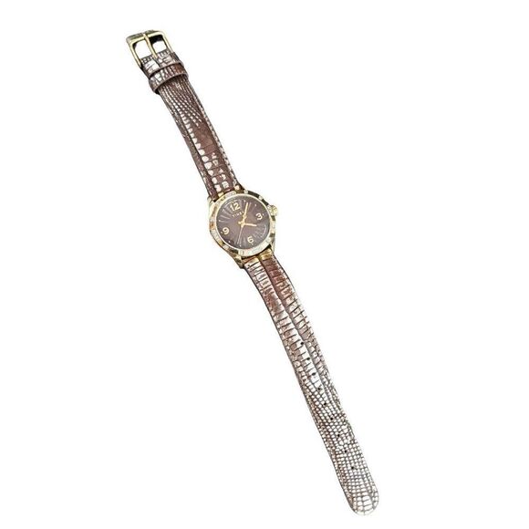 Vintage TIMEX Diamond Collection Black Face Stainless Steel Women's Watch - Picture 4 of 10